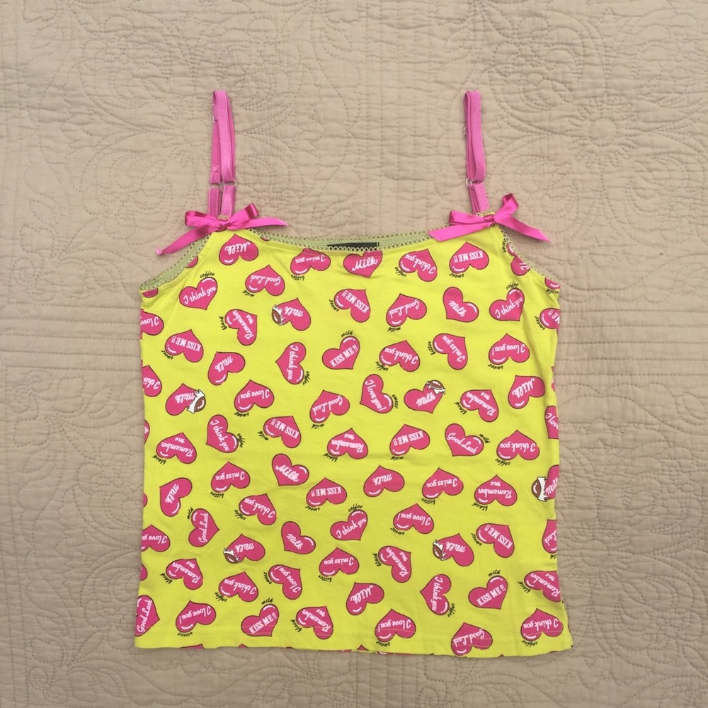 Summery Chocolate Hearts Tank Top